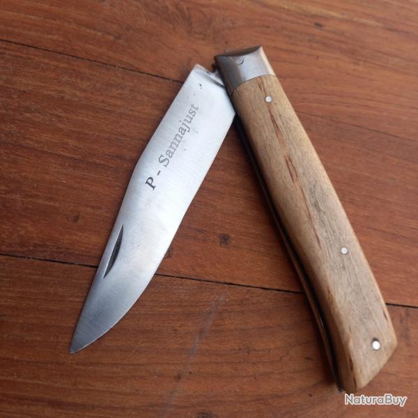 Couteau Rgional ALPIN P. SANNAJUST Manche en Bois