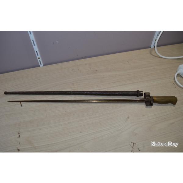 Baionnette pour Fusil LEBEL Franais Rosalie 1886 Poilu French WW1 1914/1918