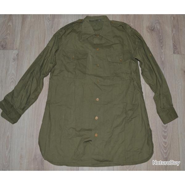 Chemise Militaire Franaise 1944/1945. LA CHEMISE MODLE 1945 France 1939/1945 Indochine  (23)