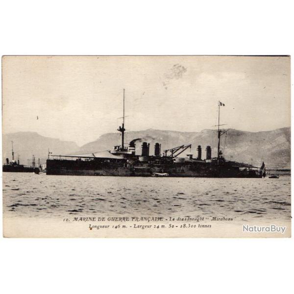 CPA - MARINE DE GUERRE FRANAISE - Le Dreadnought"Mirabeau - N903