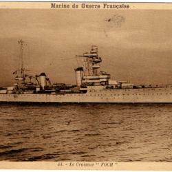 CPA - MARINE DE GUERRE FRANÇAISE -Le Croiseur " FOCH "- N°1139