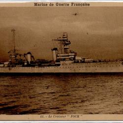 CPA - MARINE DE GUERRE FRANÇAISE -Le Croiseur " FOCH "- N°1255