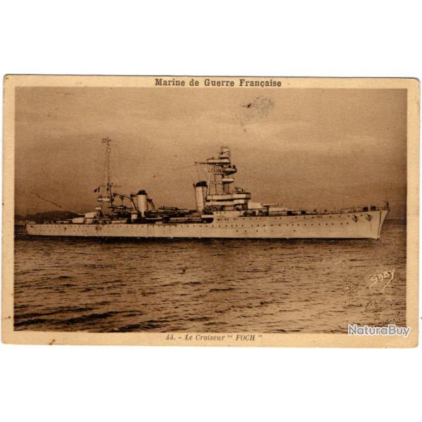 CPA - MARINE DE GUERRE FRANAISE -Le Croiseur " FOCH "- N1139