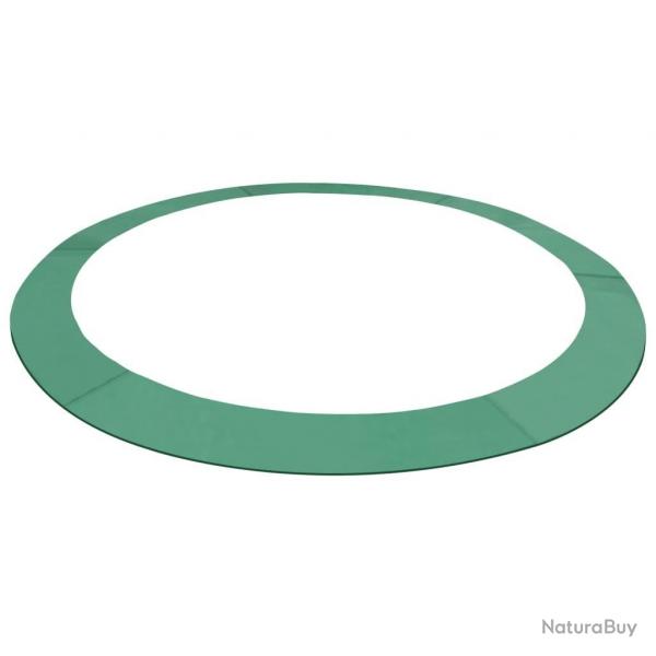 Coussin de scurit PE Vert de trampoline rond de 3,05 m
