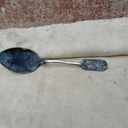 WWI Cuillère réglementaire bien marquée et matriculée