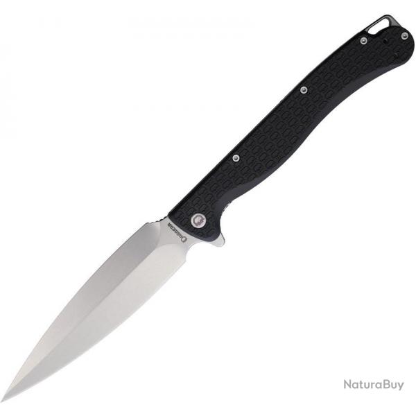 Couteau Daggerr Knives Vendetta Black Lame Dague Acier 8Cr14MoV SW Manche FRN Linerlock DGRVDFBKSW -