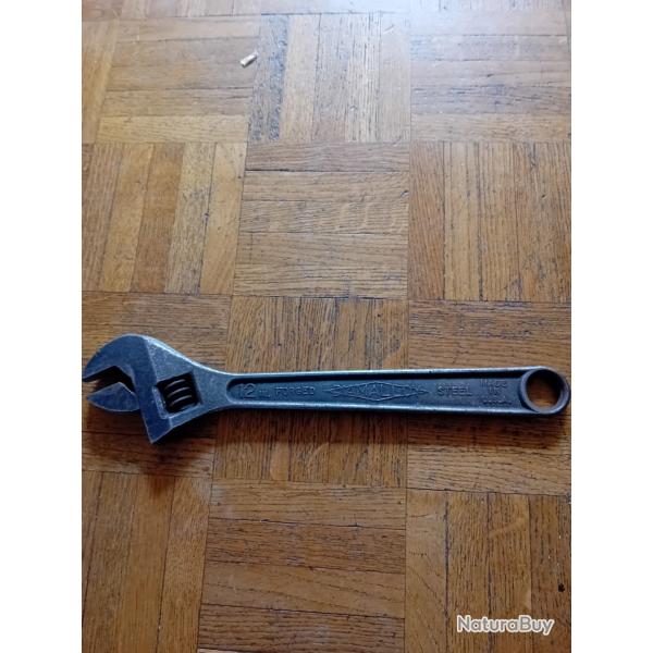 Clef Molette US WWII lot de bord Jeep- Pice neuve d'poque. Moyen modle