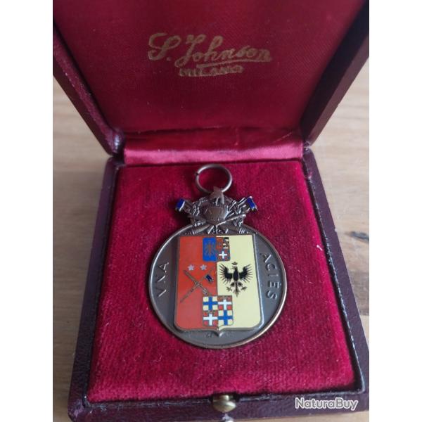 Mdaille militaire ITALIE MODNE  D'ACADMIE MILITAIRE 1859