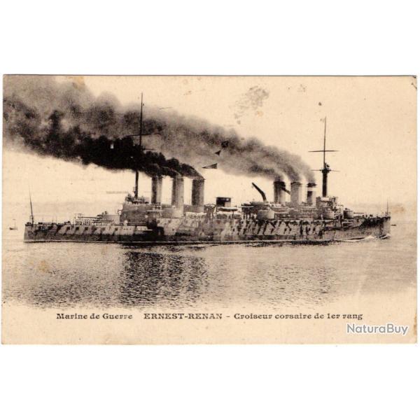 CPA - MARINE  DE GUERRE -ERNEST-RENAN-Croiseur corsaire de 1er rang  N121