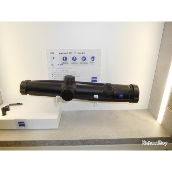Zeiss V6 1.1-6x24 rail sr ret 60 , Produit Neuf sans Prix de Rserve