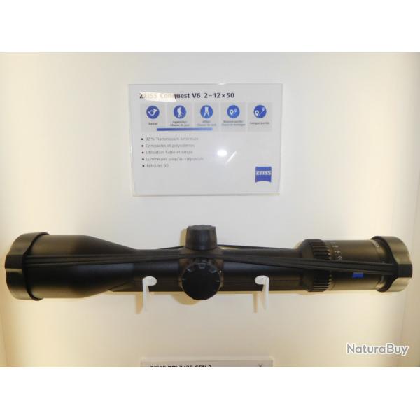 Zeiss Comquest V6  2-12x50  rail sr ,Produit Neuf sans Prix de Rserve