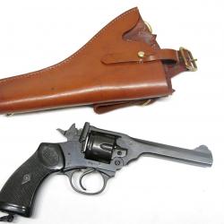 Etui cuir officier pour revolver Webley 380