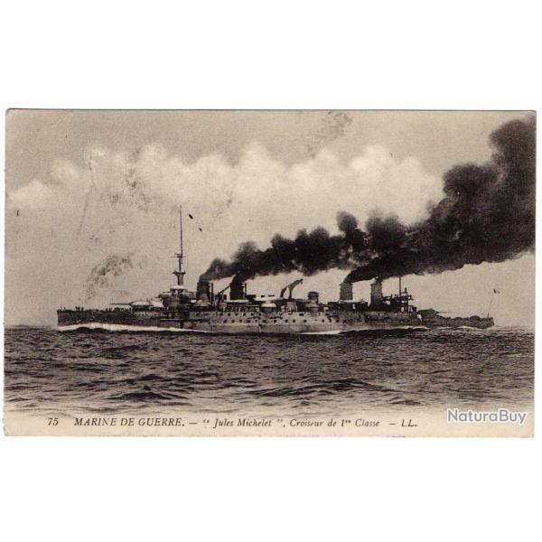 CPA - MARINE  DE GUERRE - " Jules Michelet " Croiseur de 1er Classe N863