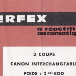 notice fusil PERFEX MANUFRANCE (envoi par mail) - VENDU PAR JEPERCUTE (m2436)