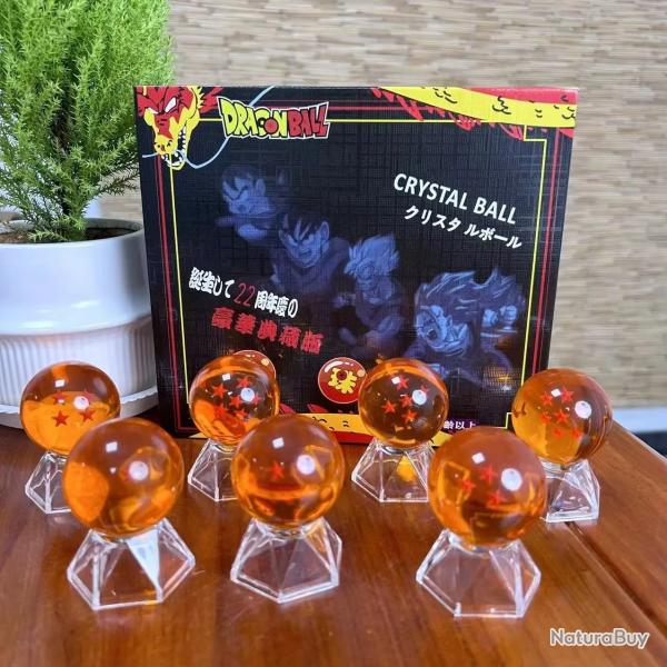 BOULES DE CRISTAL DRAGON BALL Z 4.3CM SHENRON BALL RESINE CADEAU COLLECTION NEUF