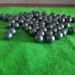 Balles rondes 435 x 200 roulées au graphite