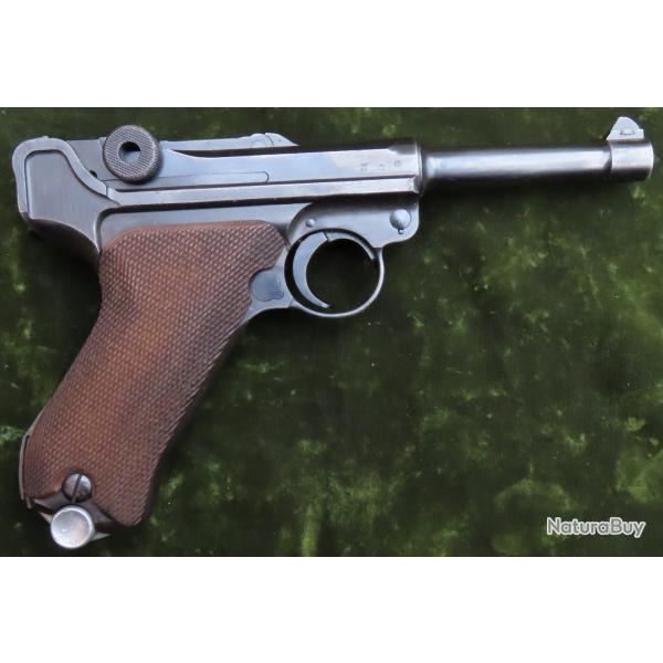 P08 Mauser fabrication 1937 dans son tui cuir dat 1937