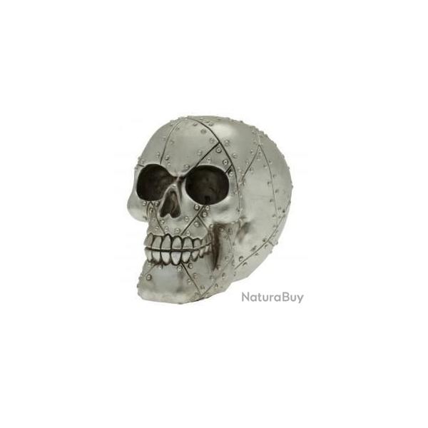 Crne tte de mort plaque metal