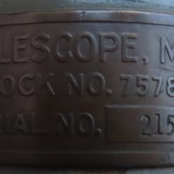 optique de visée pour char Sherman modèle M71G WW2