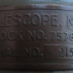 optique de visée pour char Sherman modèle M71G WW2
