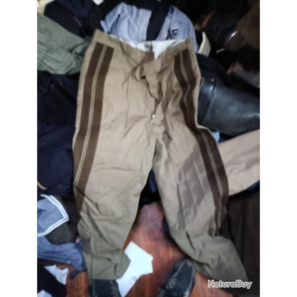 Pantalon militaire avec bandes