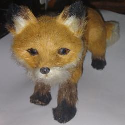 GRANDE FIGURINE PELUCHE RENARD