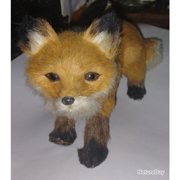 GRANDE FIGURINE PELUCHE RENARD
