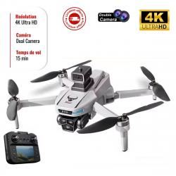 Drone ZLL SG901 Pro 4K HD double caméra - Évitement d'obstacles, FPV, télécommande, pliable, 15m vol