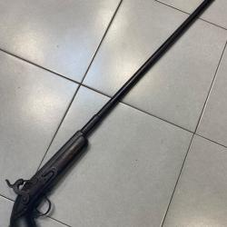 Ancienne carabine de braconnier à identifier platine signé St Étienne