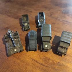 Lot voitures militaires SOLIDO