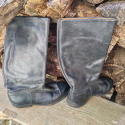 PAIRE DE BOTTES ALLEMANDES, MODÈLE OFFICIER, POINTURE 41