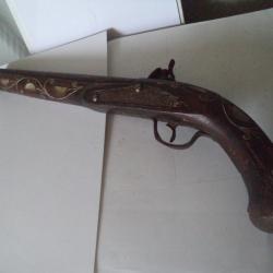 pistolet a pierre silex
