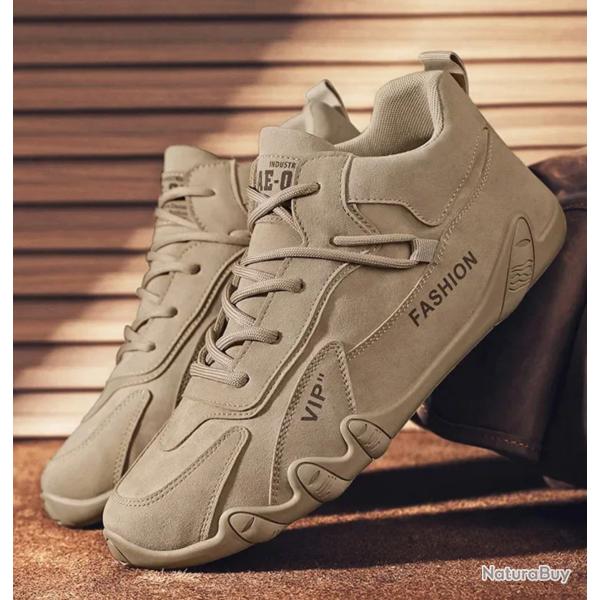 ENCHERE ....Basket decontract du 39 au 44 Beige, Grise ou Noir au Choix