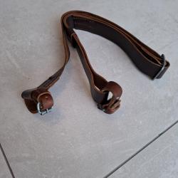 Rare bretelle de Mosin Nagant en cuir