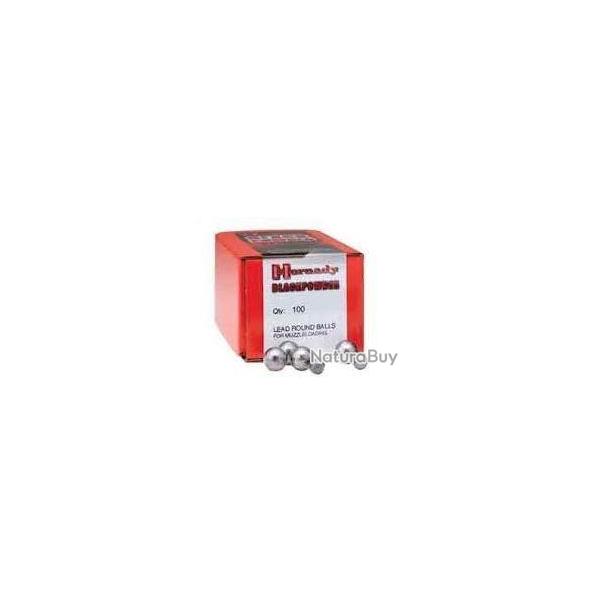 Balles poudre noire HORNADY cal.36 (.375) /100
