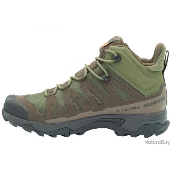 Chaussures Salomon X Ultra Tracker Mid Gtx Vert  - 36 2/3