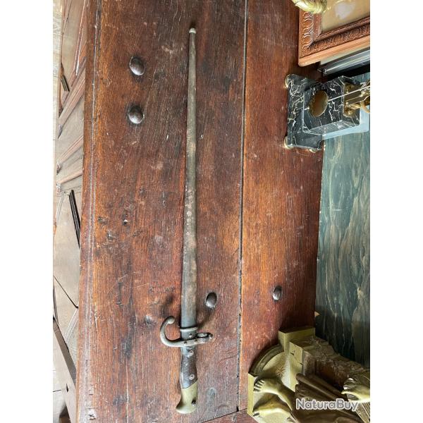BELLE BAONETTE POUR FUSIL GRAS ML 1874 / 1879
