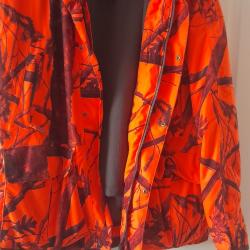 Veste de chasse fluo avec blouson amovible
