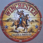 Plaque Métal Décorative Chasse – Winchester – 30 X 20 Cm, Made In USA