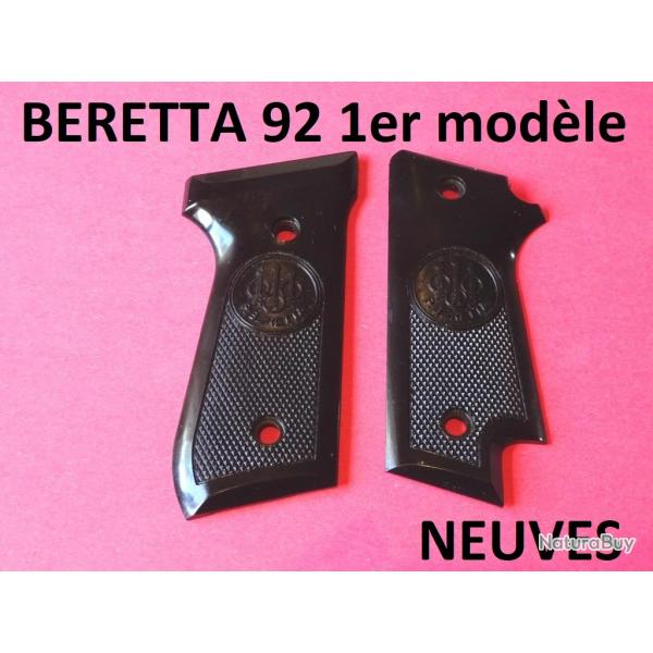 DERNIERES plaquettes plastique NEUVES pistolet BERETTA 92 ANCIEN MODELE - VENDU PAR JEPERCUTE (HU48)