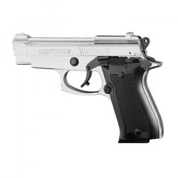 Wahoo ! Pistolet à blanc Chiappa 85 auto - Cal. 9 mm PAK - Nickelé
