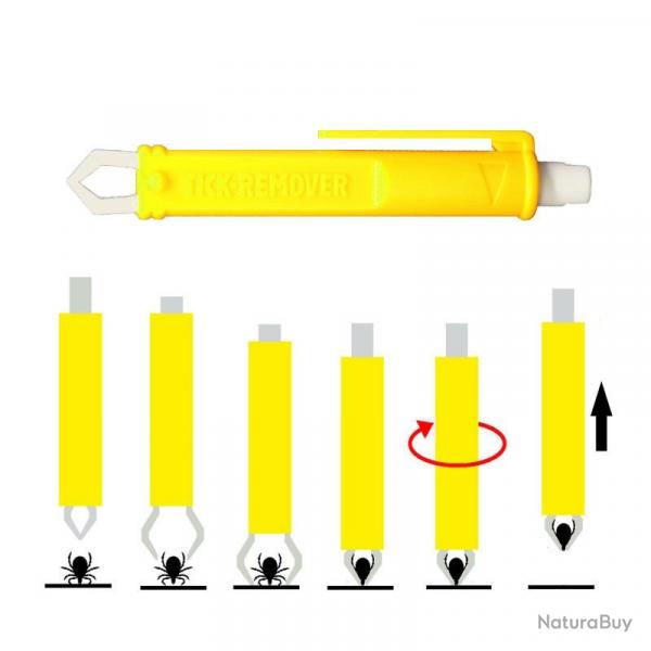 Pince  tique CAO jaune