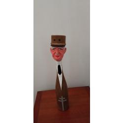 Bouteille satirique bouchon Général de Gaulle