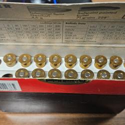 Boite incomplète RWS 5,6x52R
