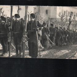 éclaireurs skieurs cpa chasseurs alpins tenue bleue