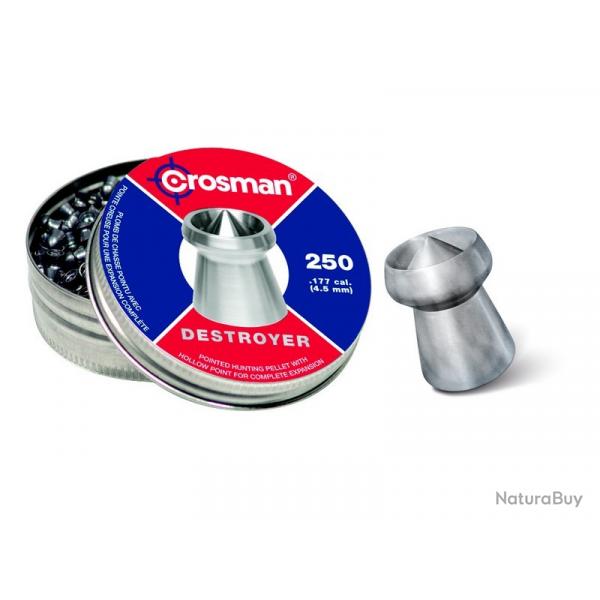 BOITE DE PLOMBS DESTROYER 4.5mm (x250) | CROSMAN