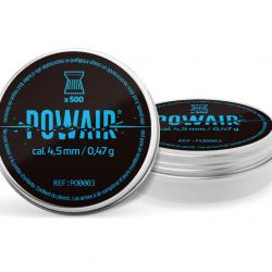 BOITE DE PLOMBS PLATS POWAIR 4.5mm (x500) | POWAIR