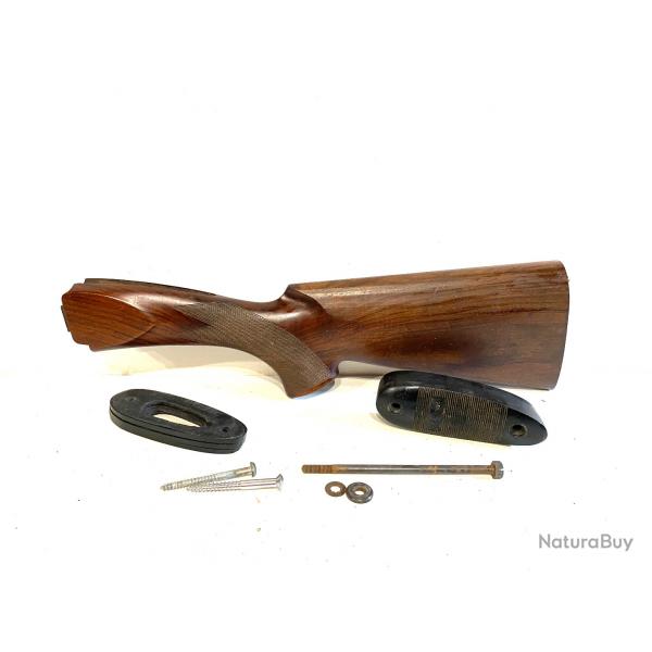 Ancien Bois crosse Fusil Rottweil avec plaque de couche
