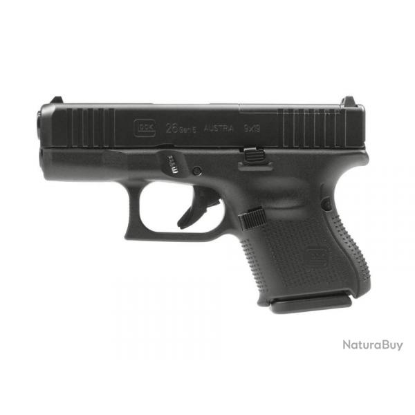 Pistolet semi-automatique GLOCK 26 Gen 5 MOS FS - Calibre 9x19