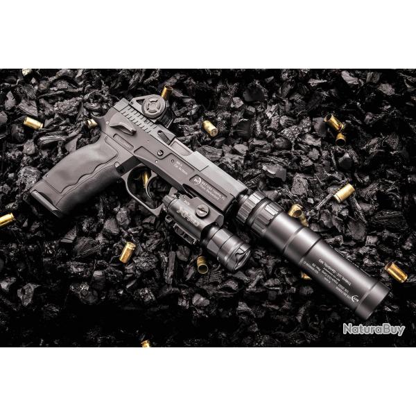 SILENCIEUX B&T IMPULS-OLS 9X19 - Compact - 13.5x100LH ou 1/2x28 1/2X28TPI
